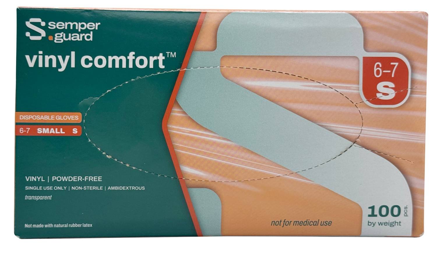 SEMPER VINYL P/FREE GLOVE [SMALL]