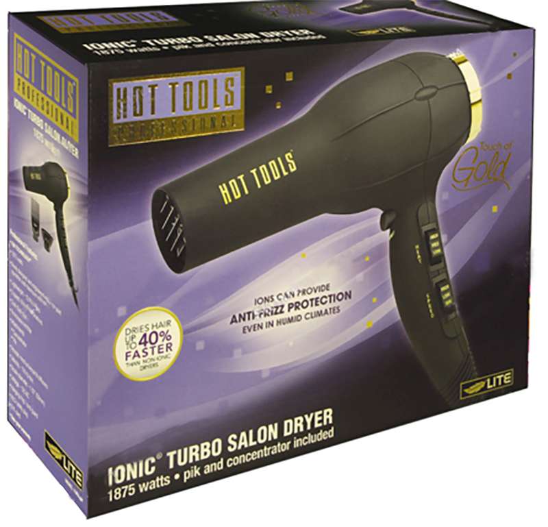 HOT TOOL DRYER IONIC TURBO GLD