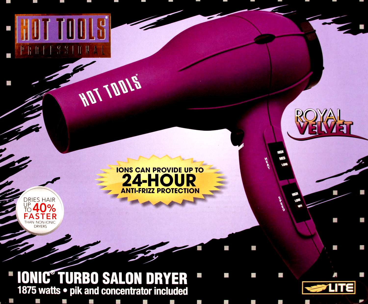 HOT TOOL DRYER IONIC TURBO PUR
