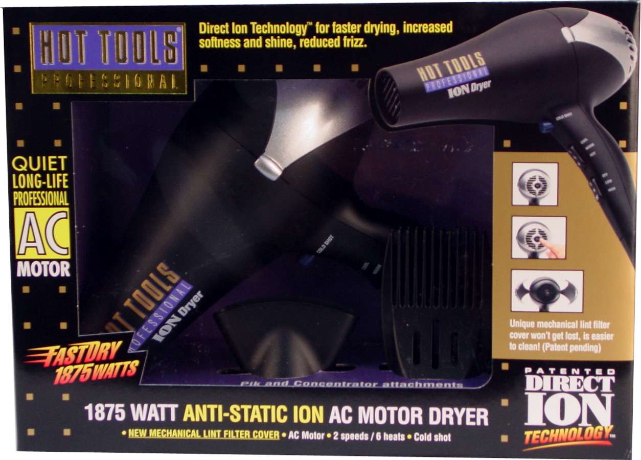 HOT TOOL DRYER ANTI/STATIC ION
