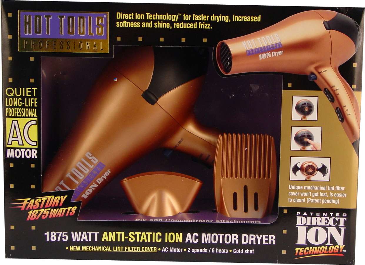 HOT TOOL DRYER ANTI/STATIC ION