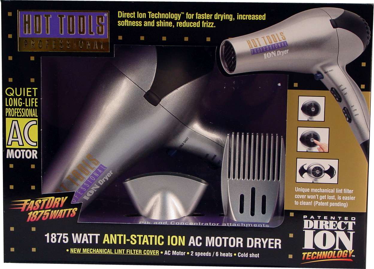 HOT TOOL DRYER ANTI/STATIC ION