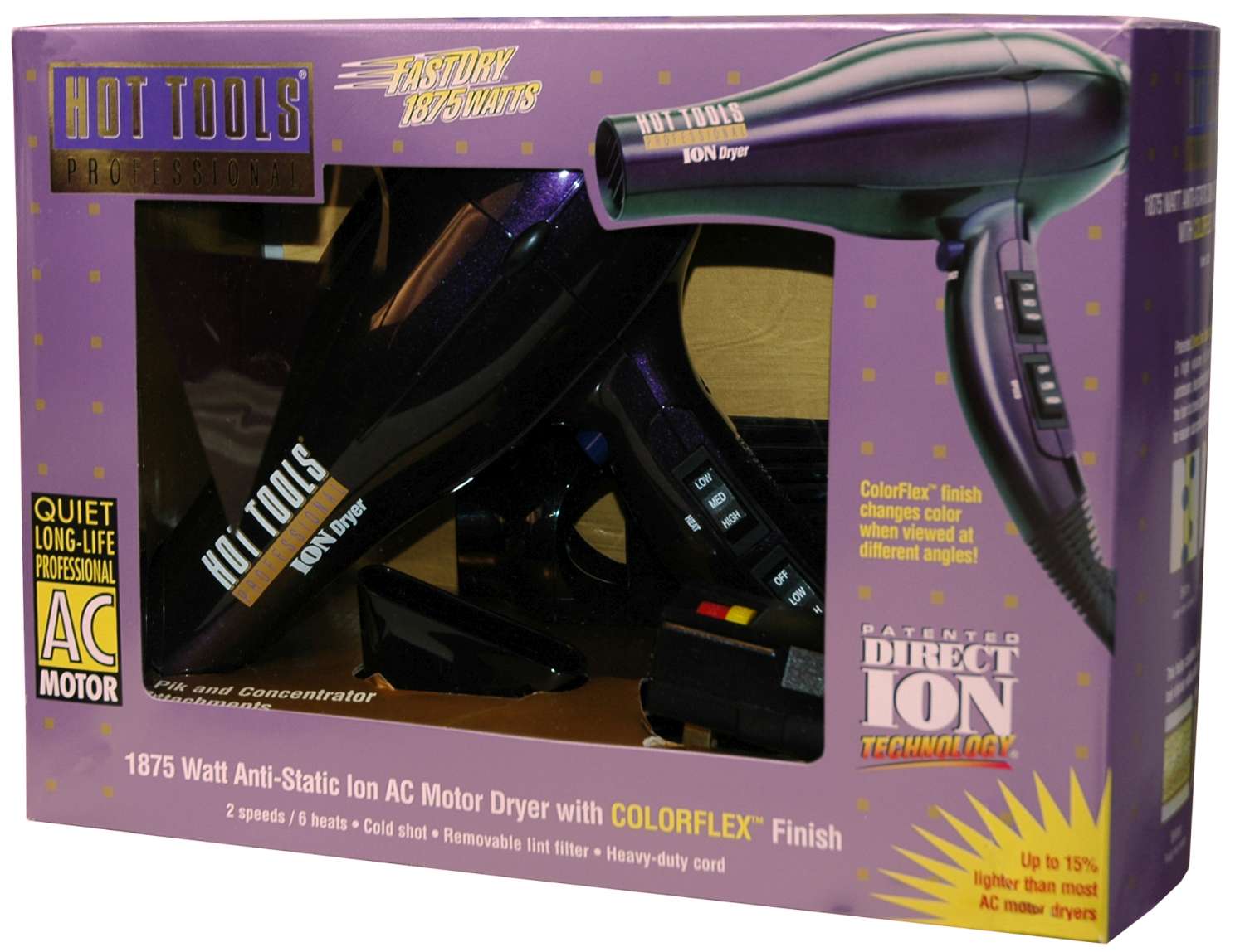 HOT TOOL DRYER AC MOTOR ION