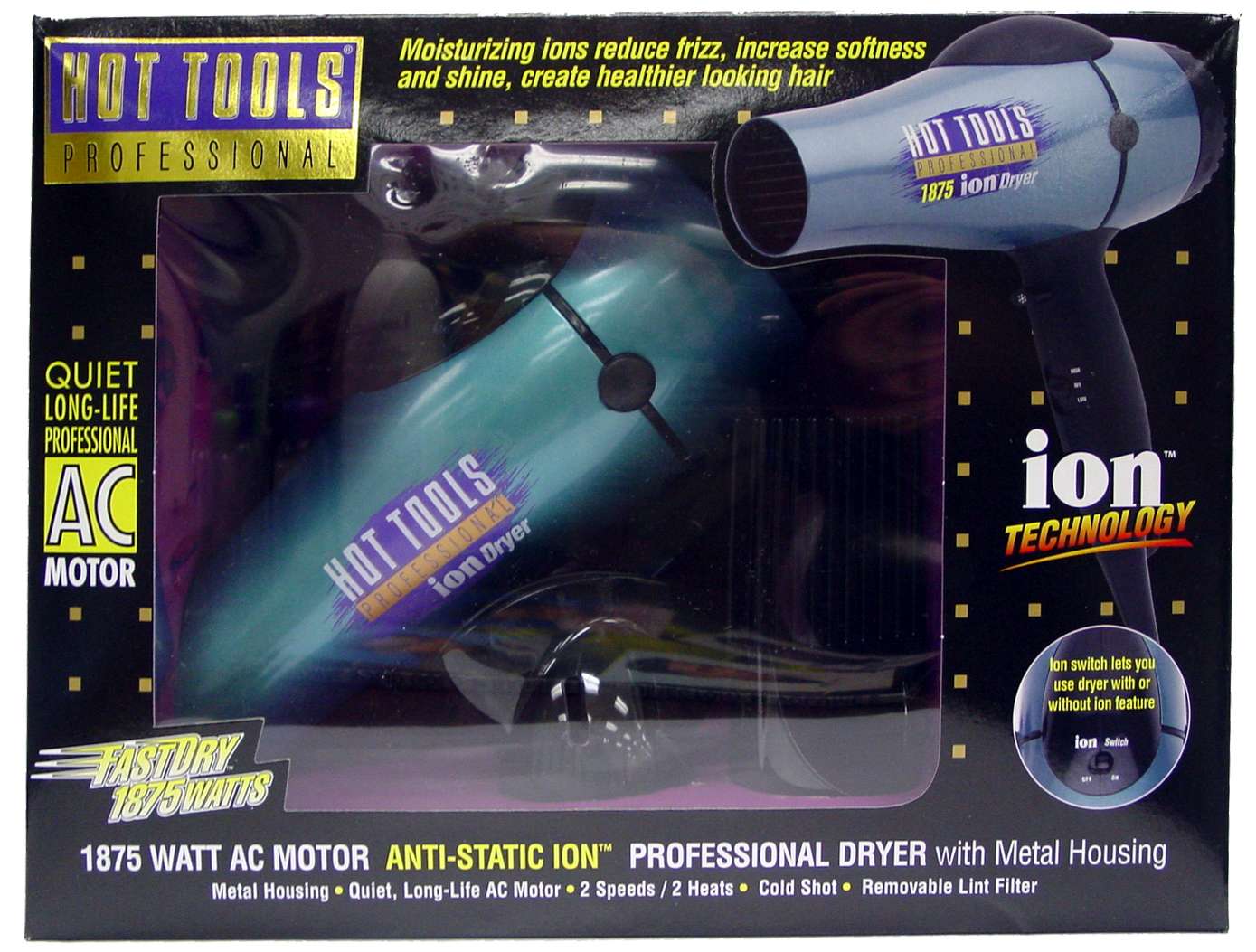 HOT TOOL DRYER IONIC AQUA