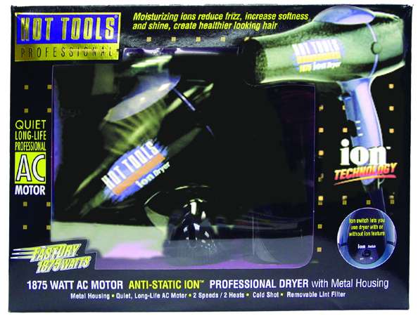 HOT TOOL DRYER IONIC BLACK
