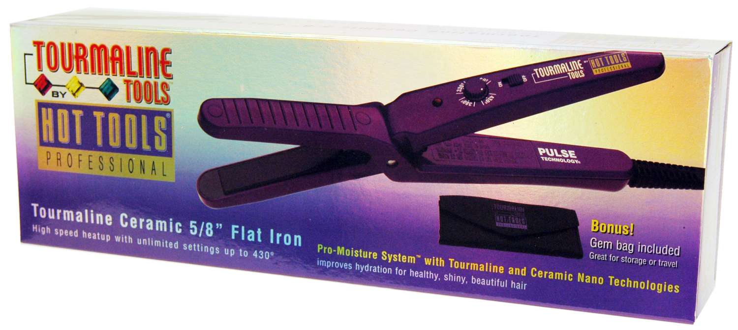 HOT TOOL FLAT IRON TOURMALINE