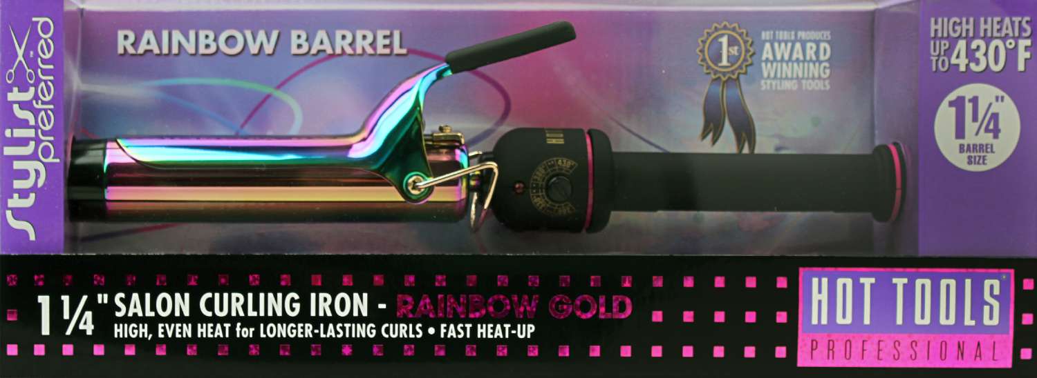 HOT TOOL C/IRON RAINBOW GOLD