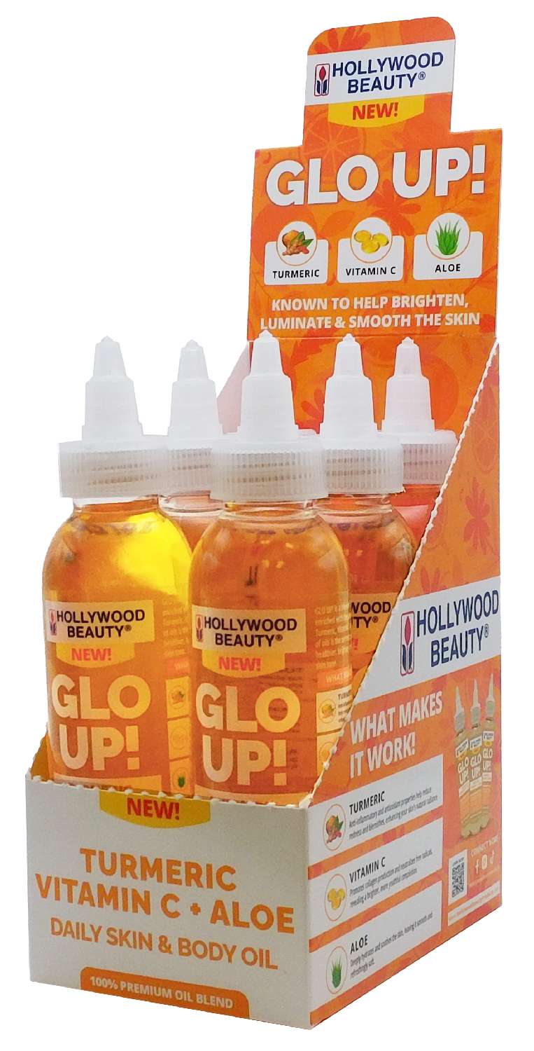 HOLLYWOOD OIL GLO UP TURMERIC 6/DP