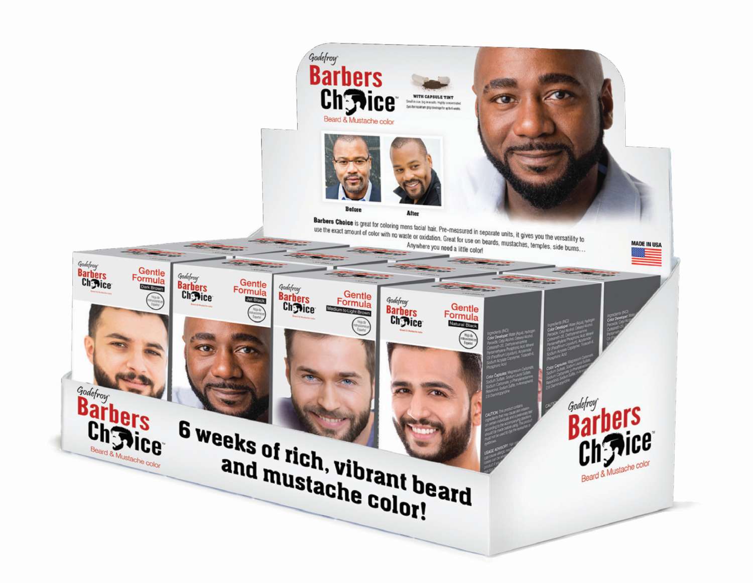 BARBER CHOICE 12PC DISPLAY