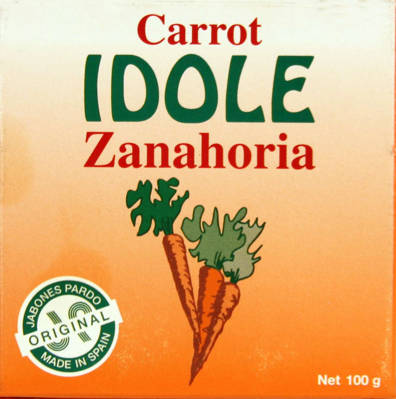 IDOLE SOAP [CARROT]