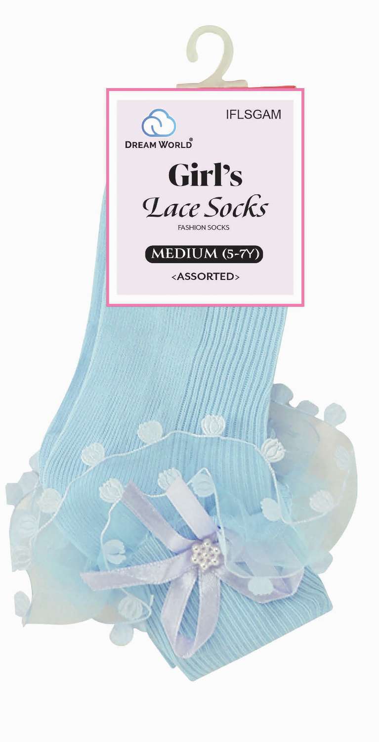 DREAM SOCKS LACE GIRL M(5-7)