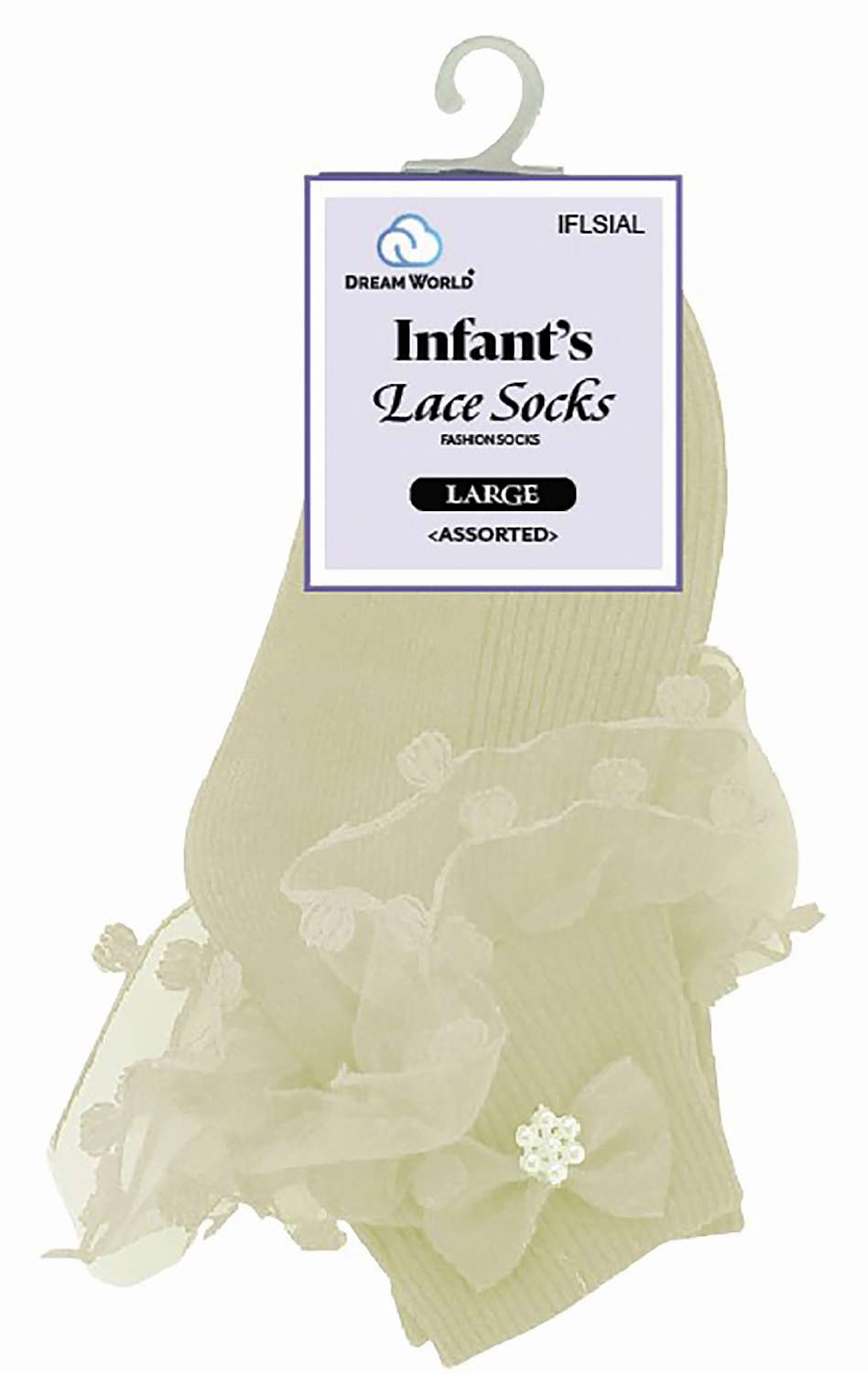 DREAM SOCKS LACE INFANT LARGE