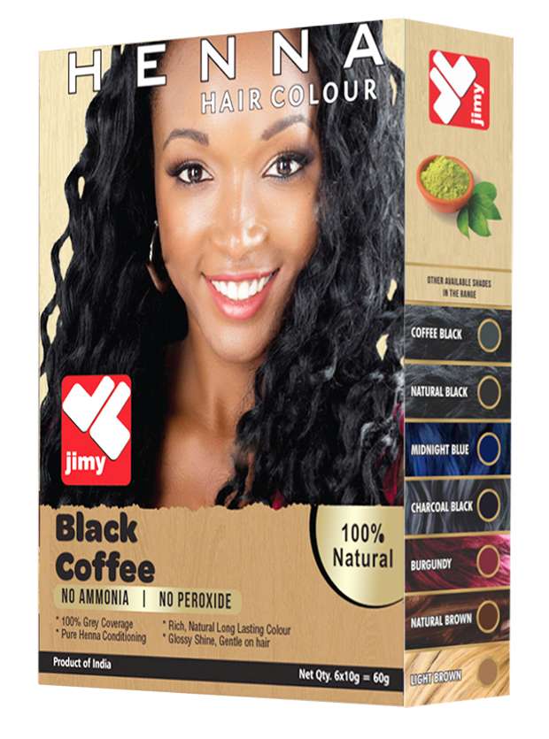 JIMY HENNA COLOR COFFEE BLACK