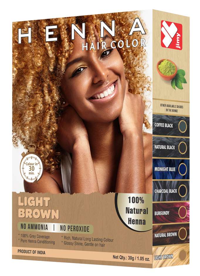 JIMY HENNA COLOR LIGHT BROWN