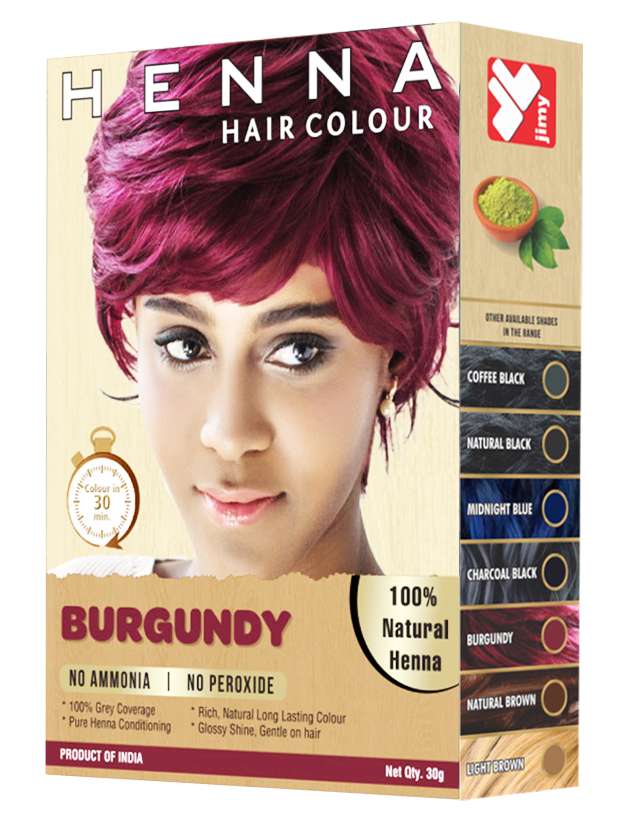 JIMY HENNA COLOR BURGUNDY