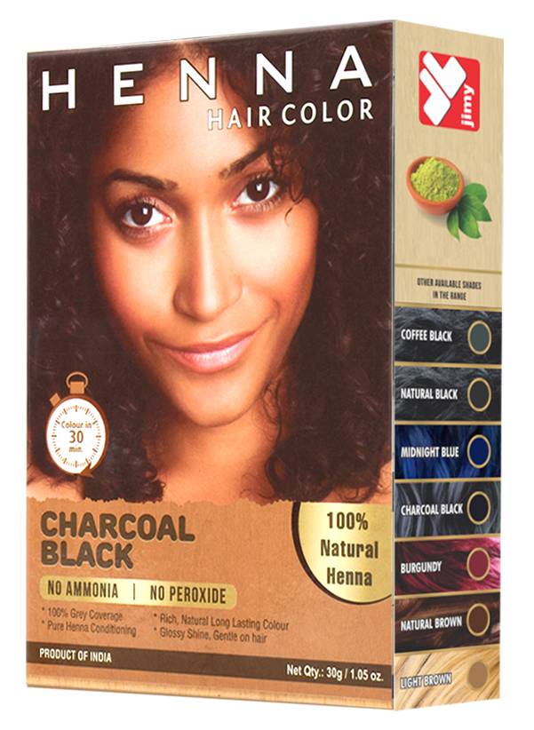 JIMY HENNA COLOR CHARCOAL BLK