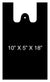 PLASTIC BAG BLACK-10X5X18-1000PC