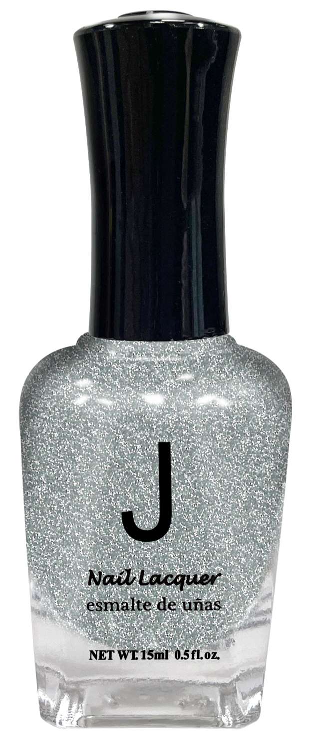J N/P #051 GLITTER SILVER