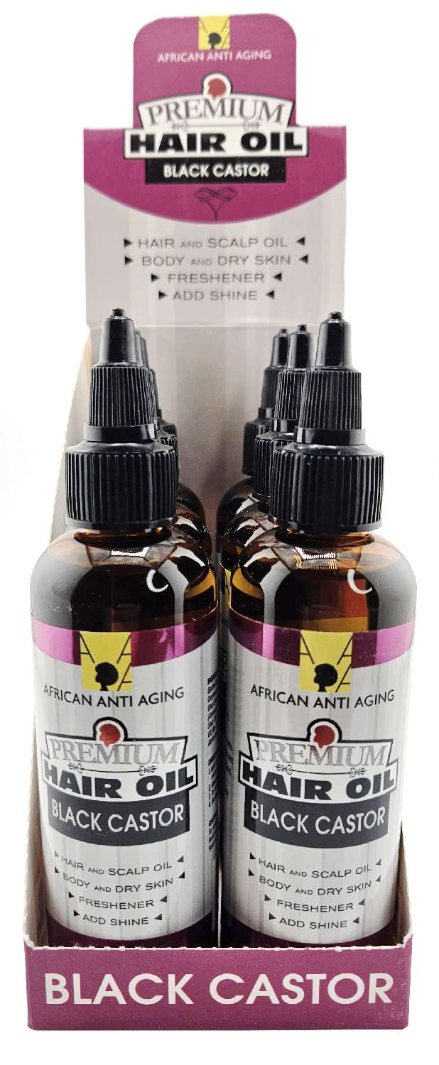 AAA PREMIUM HAIR OIL [BLACK CASTOR] 6/DP