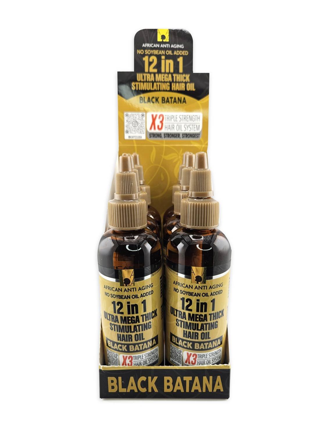 AAA 12 IN 1 OIL [BLACK BATANA] 6/DP