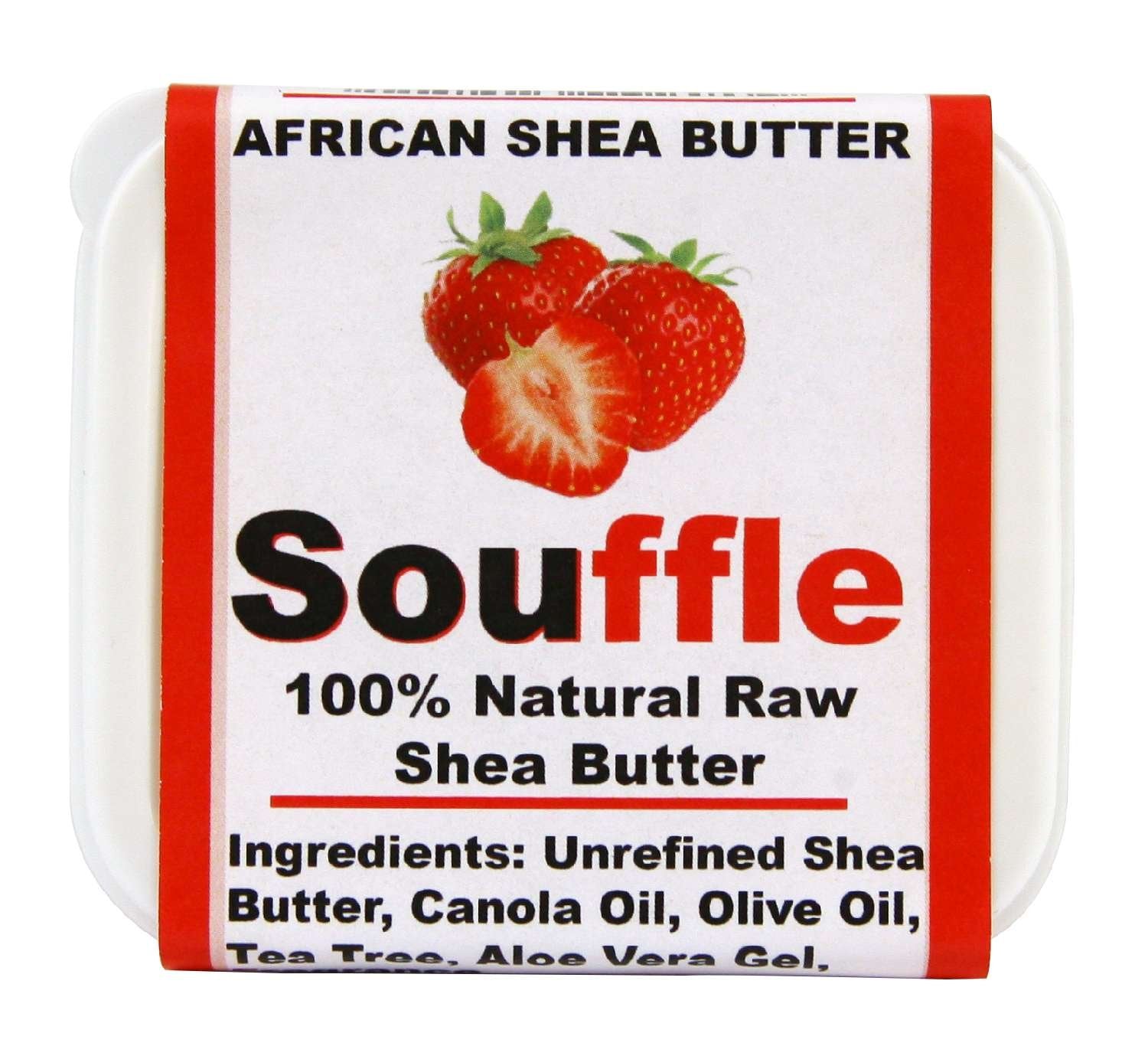 TAHA 100PERC SHEA SOUFFLE [STRAWBERRY] 3 OZ