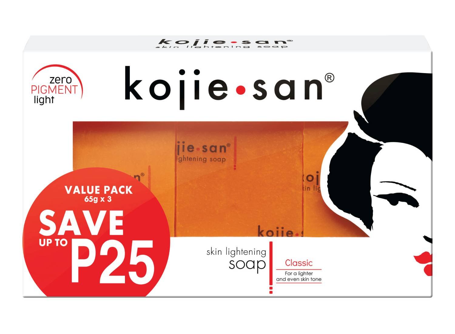 KOJIE SAN SKIN LIGHTENING SOAP X3 65 G X3