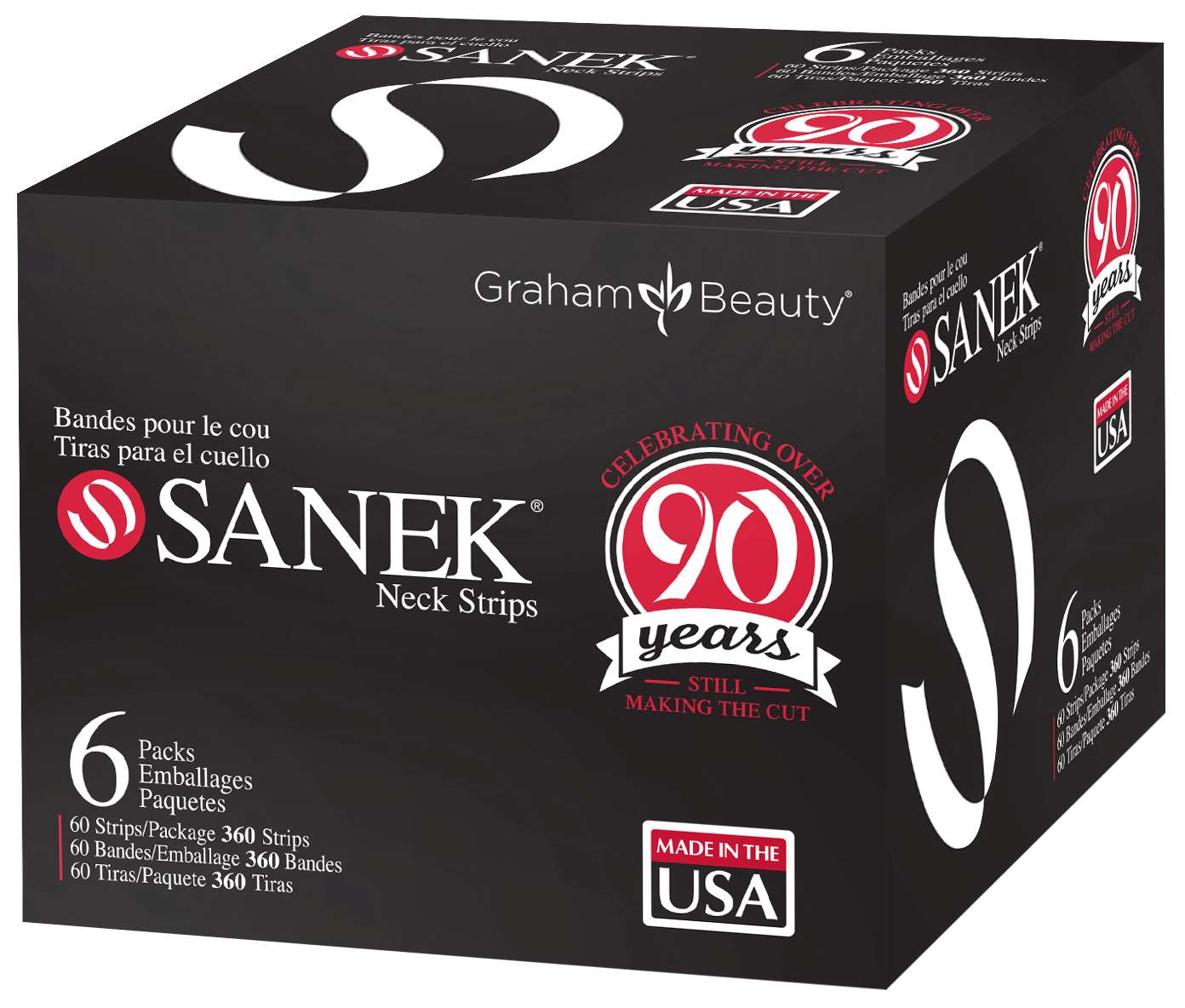 SANEK NECK STRIPS 60STRIPS/6PK/BX