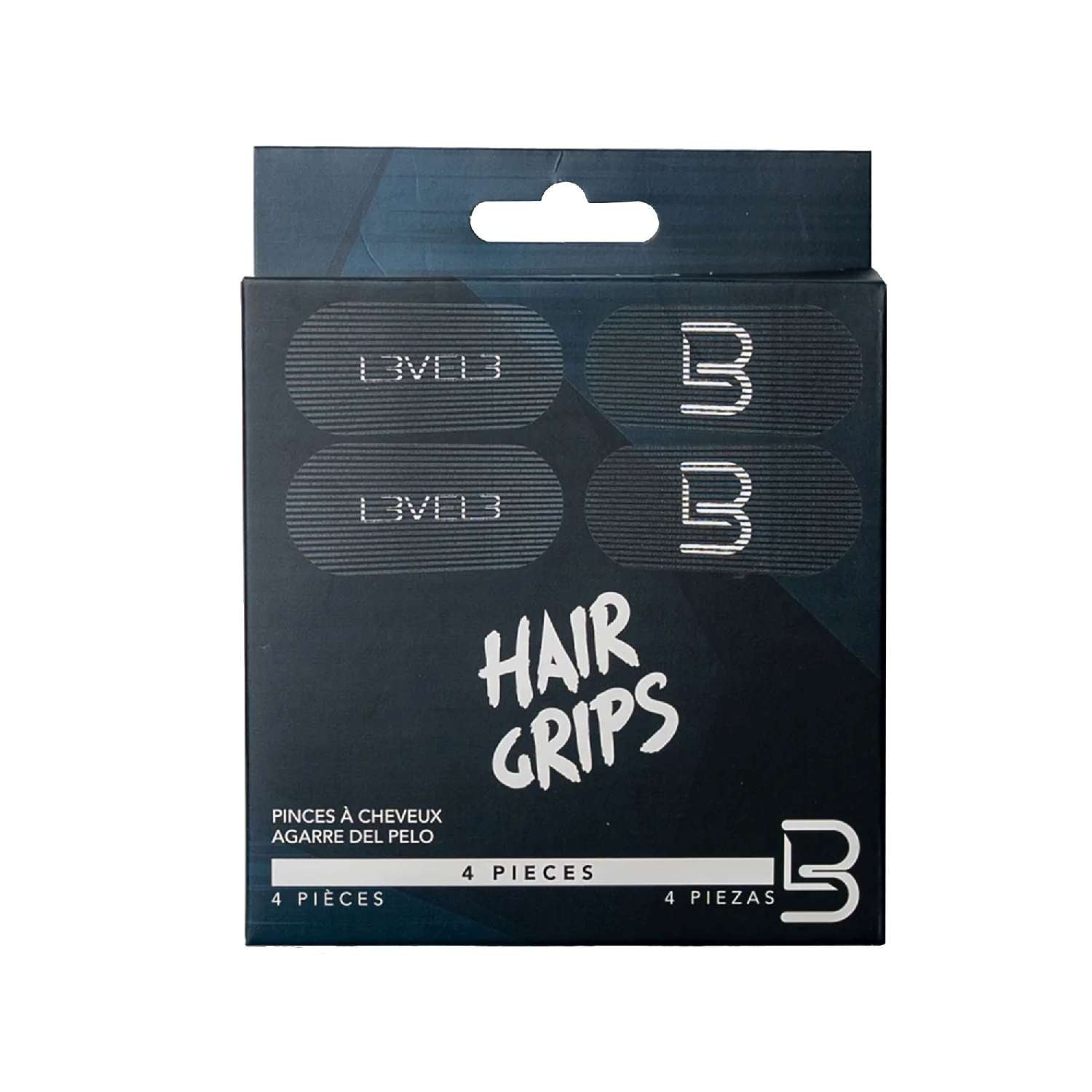 L3VEL3 4PC HAIR GRIPS