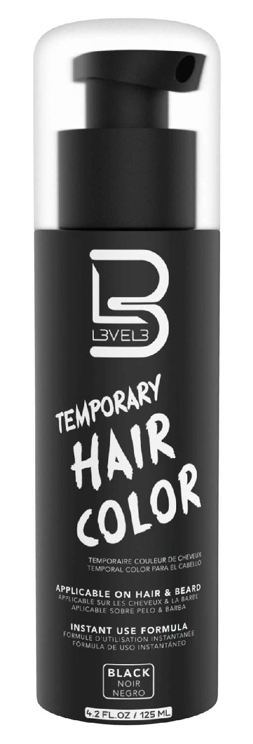 L3VEL3 TEMPORARY BEARD COLOR [BLACK]