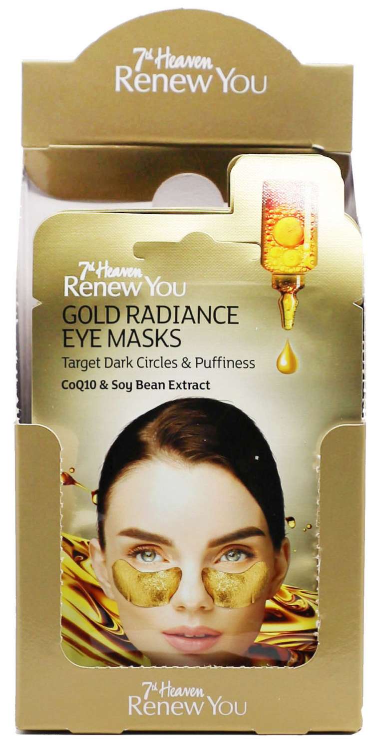 7TH HEAVEN RENEW GOLD RAD EYE MASK 12/DP