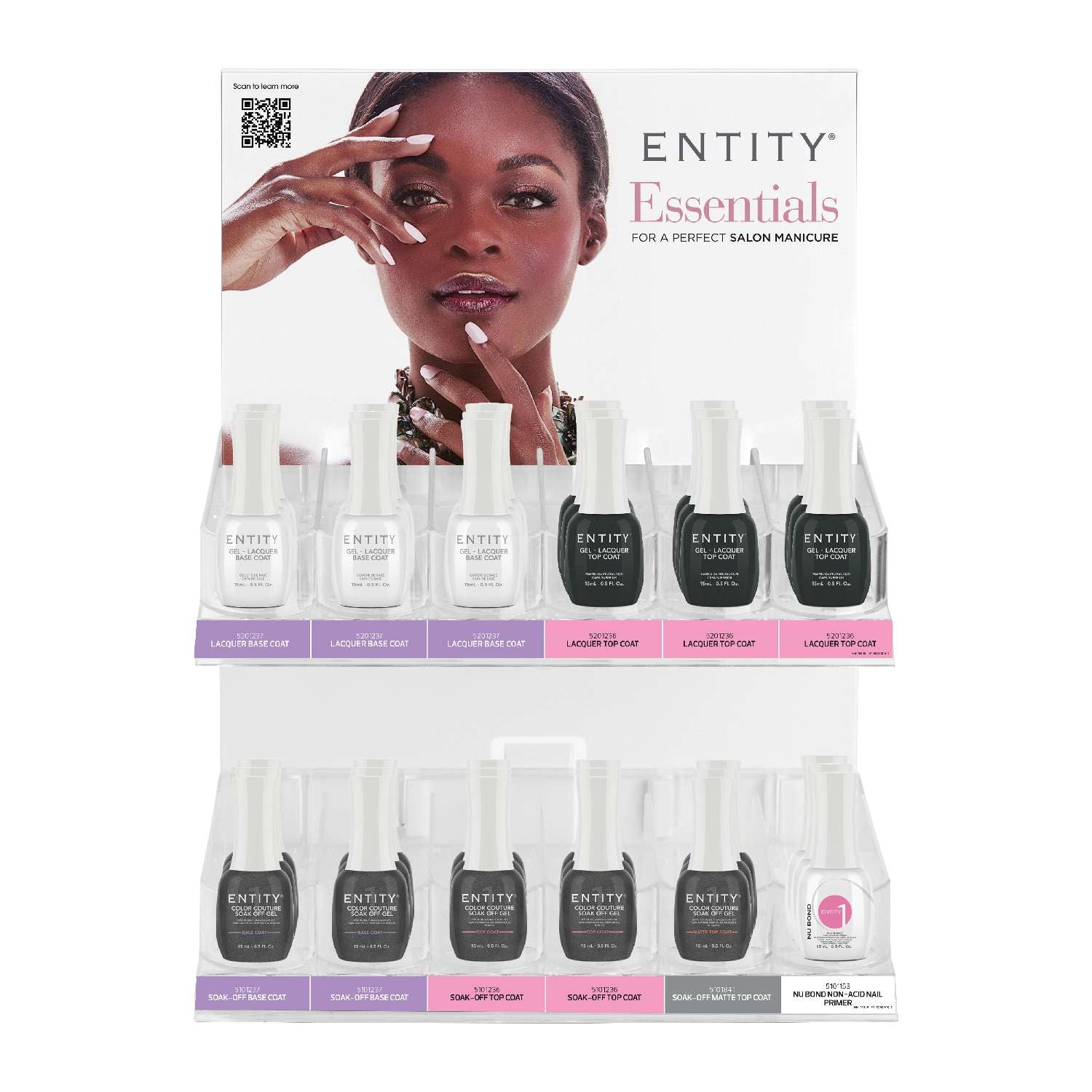 ENTITY 36 PCS ESSENTIALS LACQUER/GEL MIX
