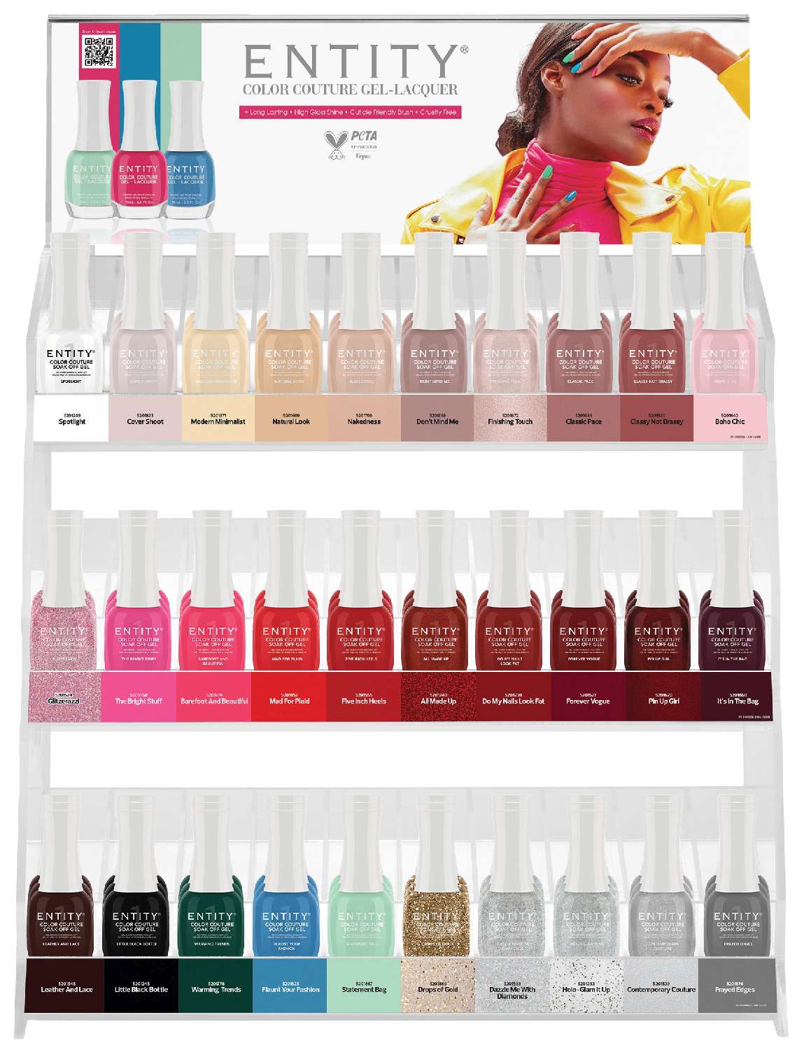 ENTITY 90 PCS 30 SHADES GEL