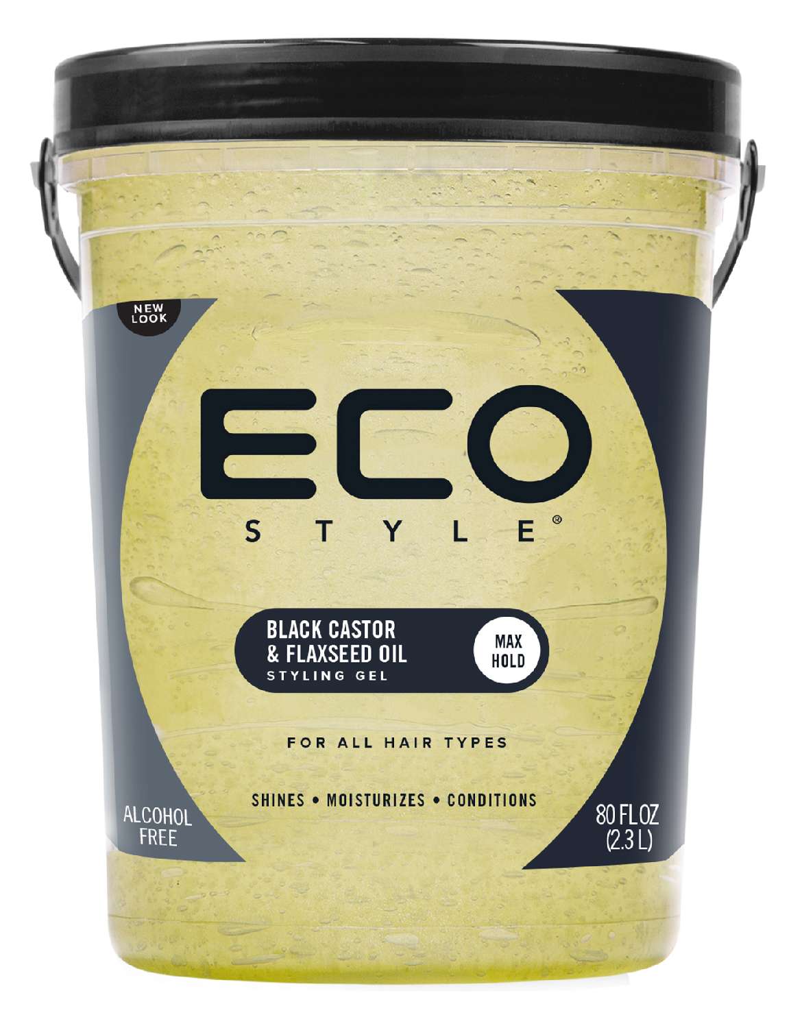 ECO STYLE GEL [BLACK CASTOR/FLAXSEED]
