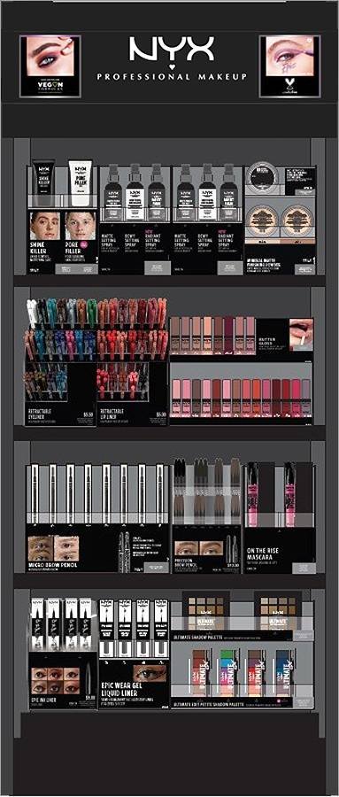 NYX 4FT EMPTY RACK