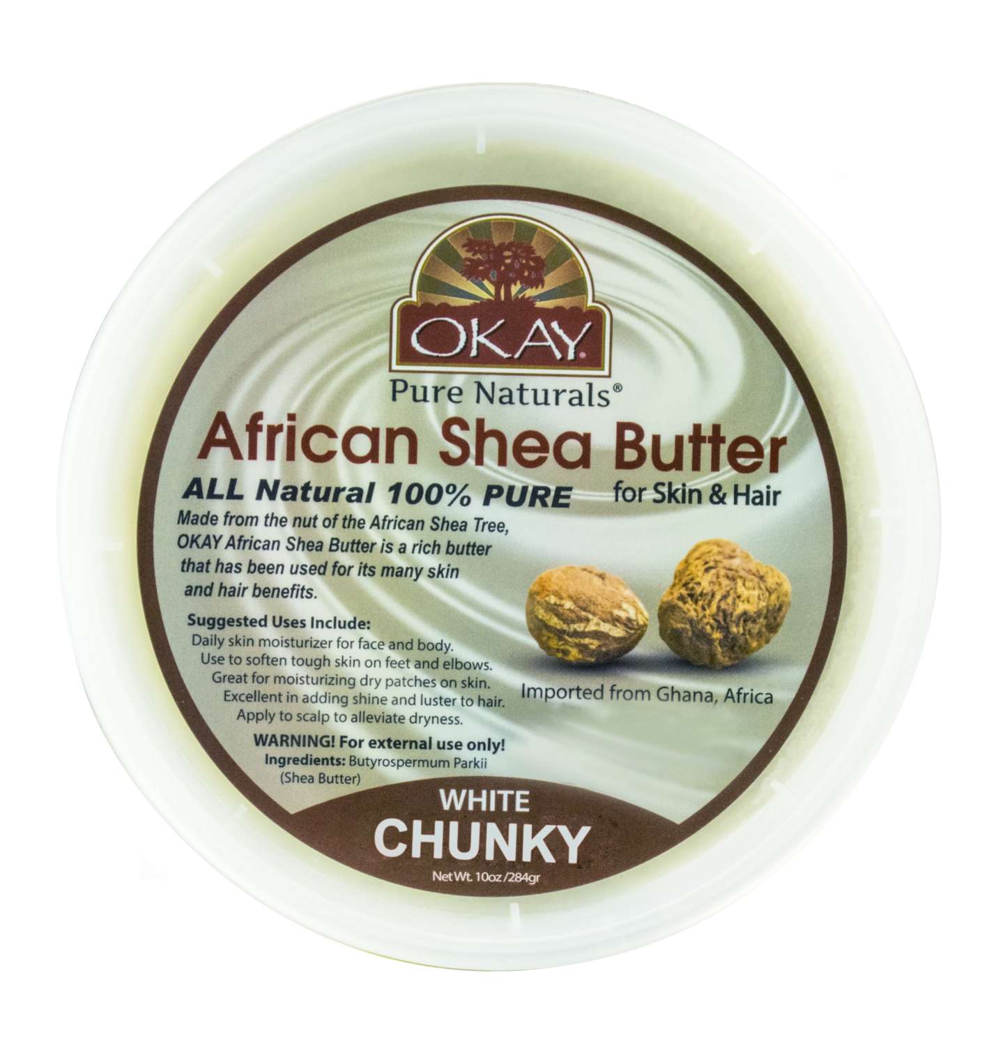 OKAY SHEABUTTER WHITE CHUNK