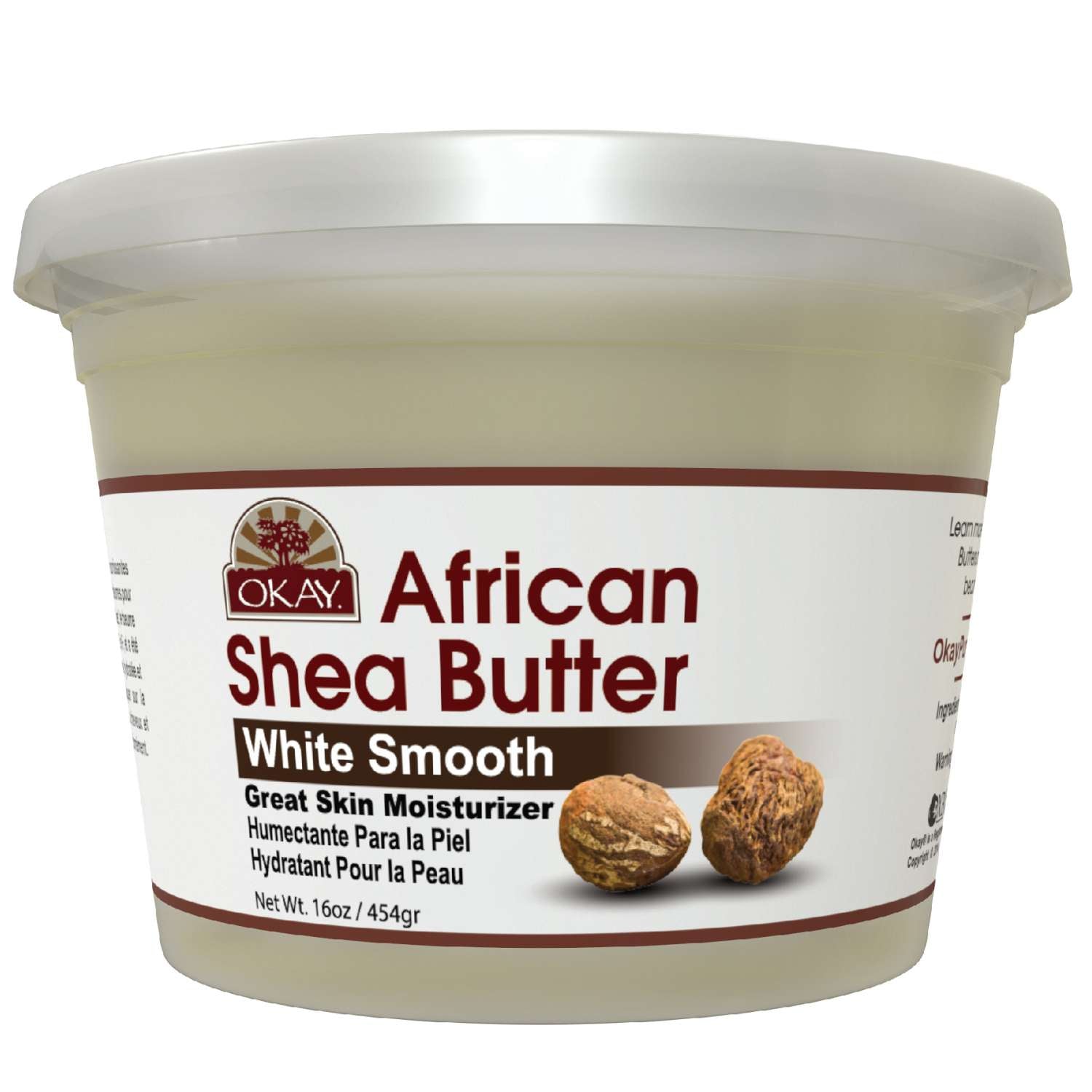 OKAY SHEABUTTER WHITE SOLID