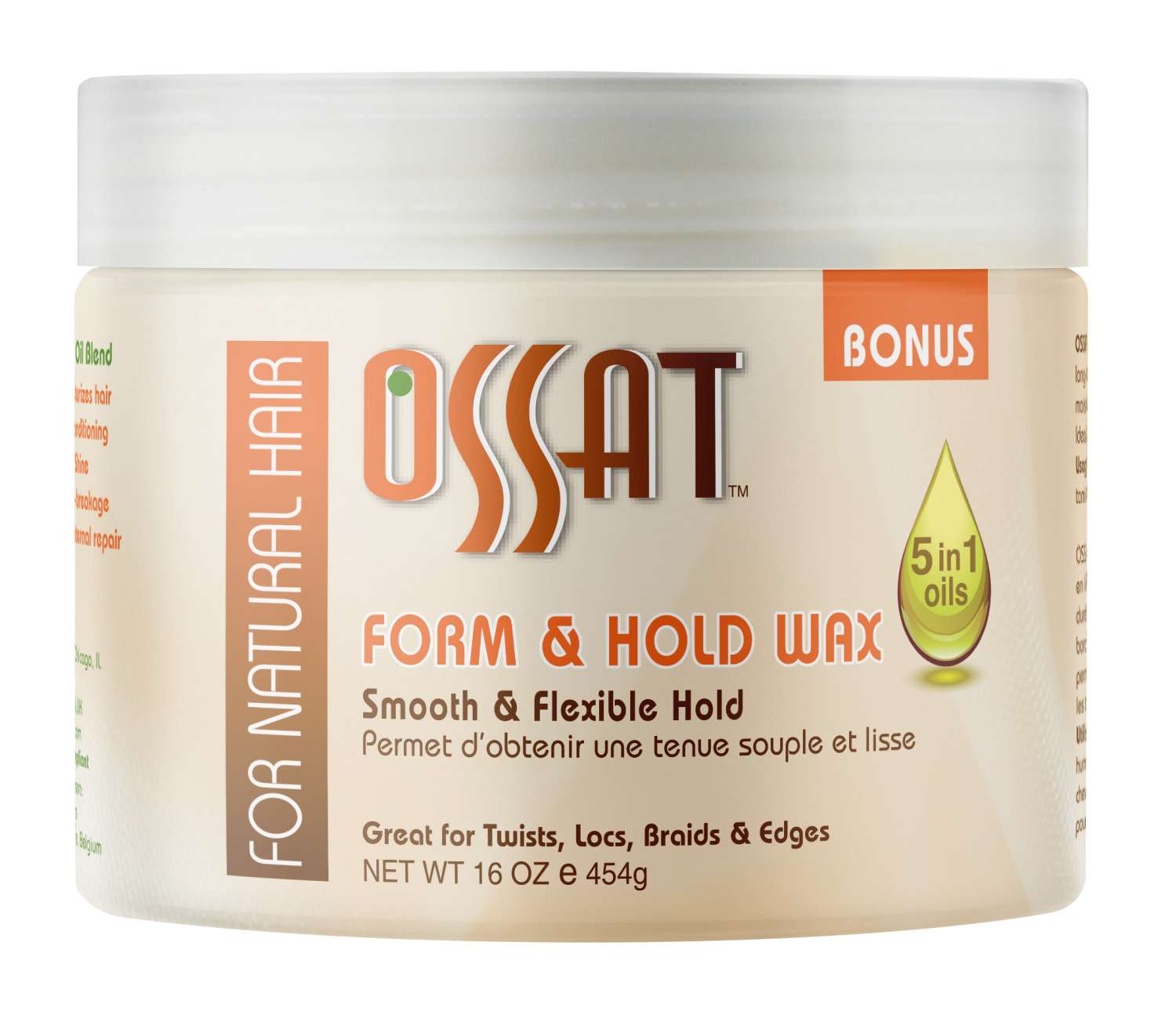OSSAT FORM N HOLD WAX 16 OZ