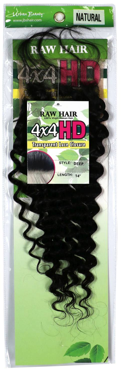HH RAW HD CLOSURE DEEP/W 12-#NAT