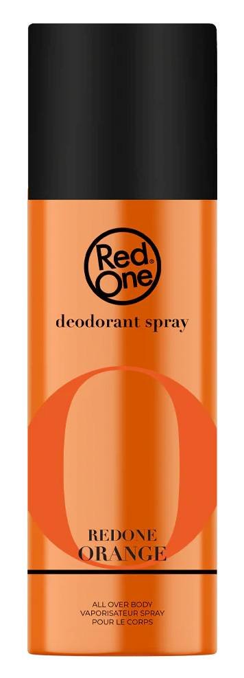 RED ONE DEODORANT SPRAY ORANGE 6.76 OZ