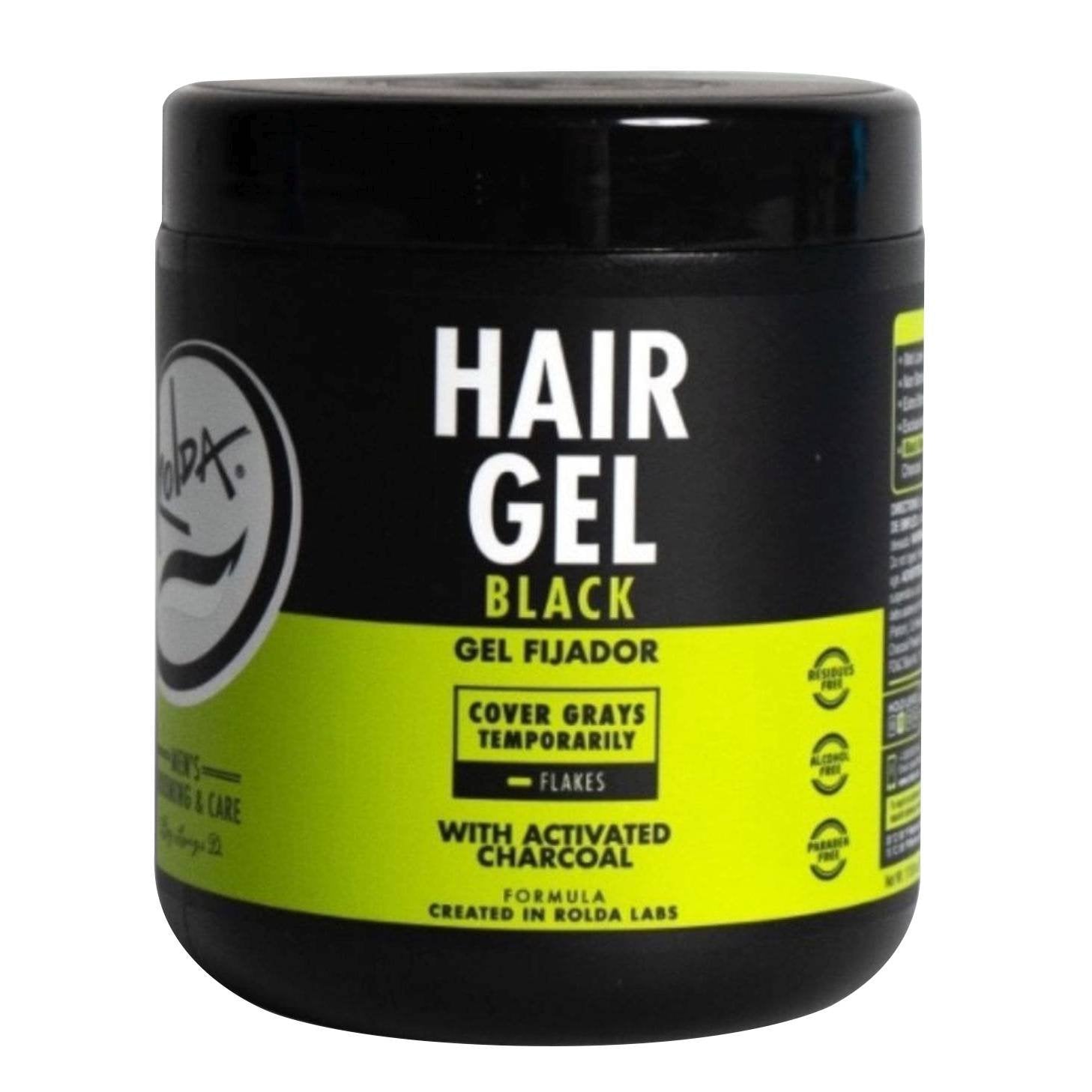 ROLDA HAIR GEL BLACK 35.2 OZ