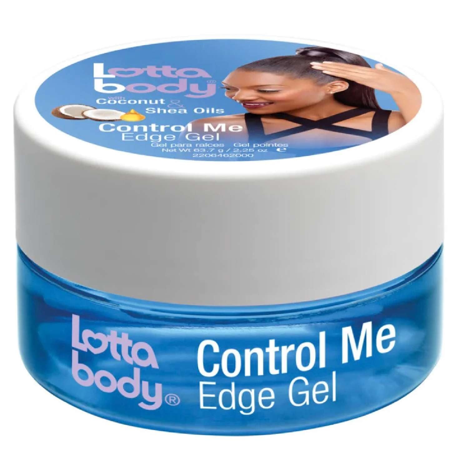 Lottabody Control Me Edge Gel With Coconut & Shea Oils 2.25 Oz