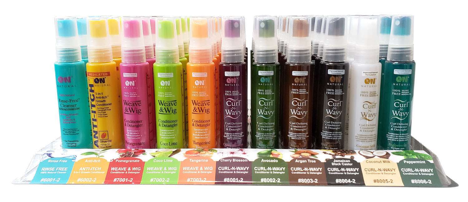 ON NAT 2 OZ DETANGLER 33PC SET 6PC FREE