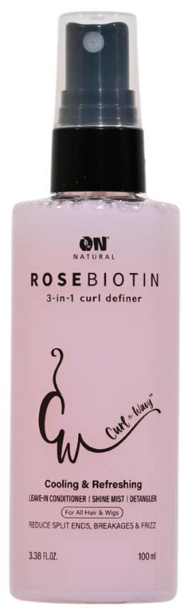 ON NAT CURL-N-WAVY ROSE BIOTIN