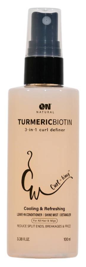 ON NAT CURL-N-WAVY TURMERIC BIOTIN