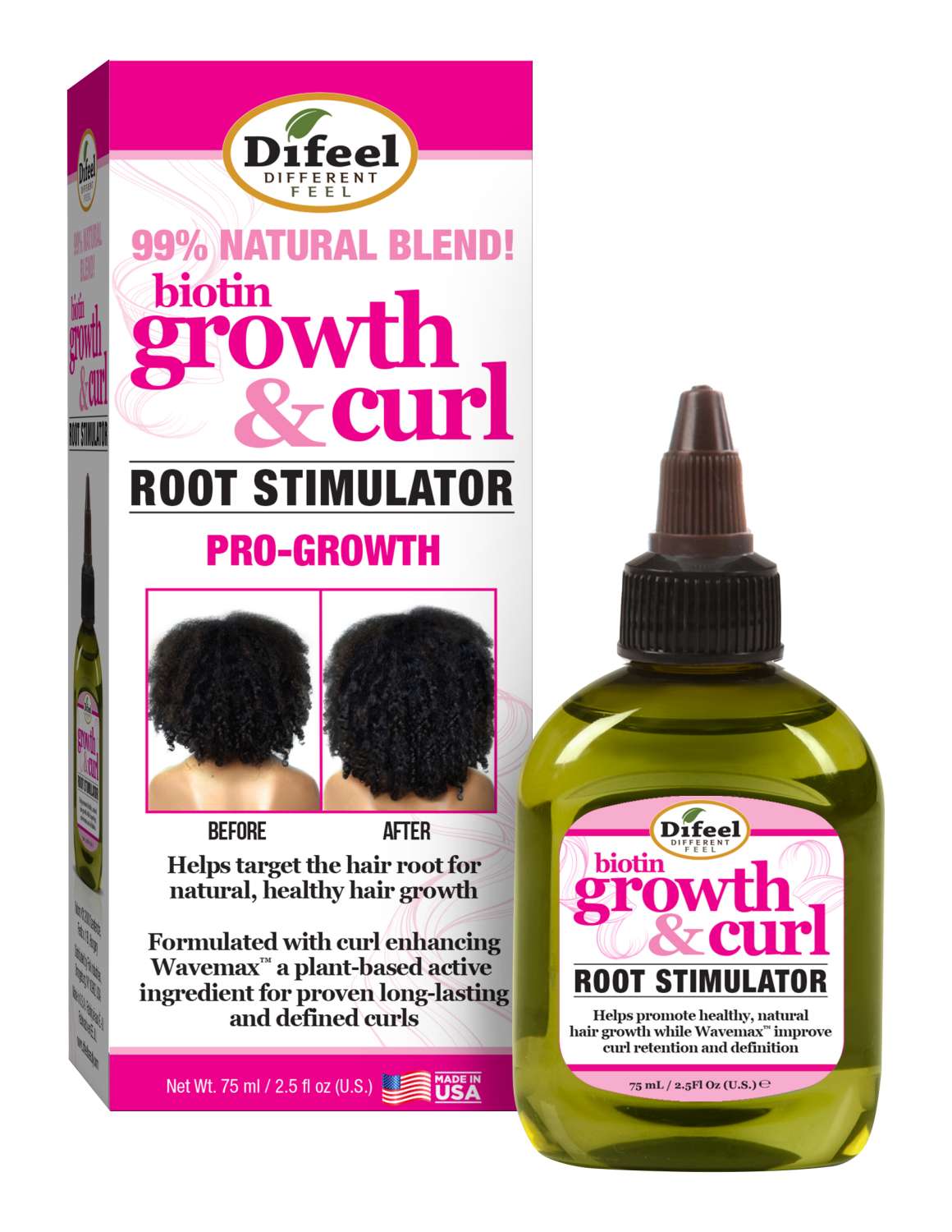 S/F 99 NAT GROWTH/CURL BIOTIN ROOT OIL