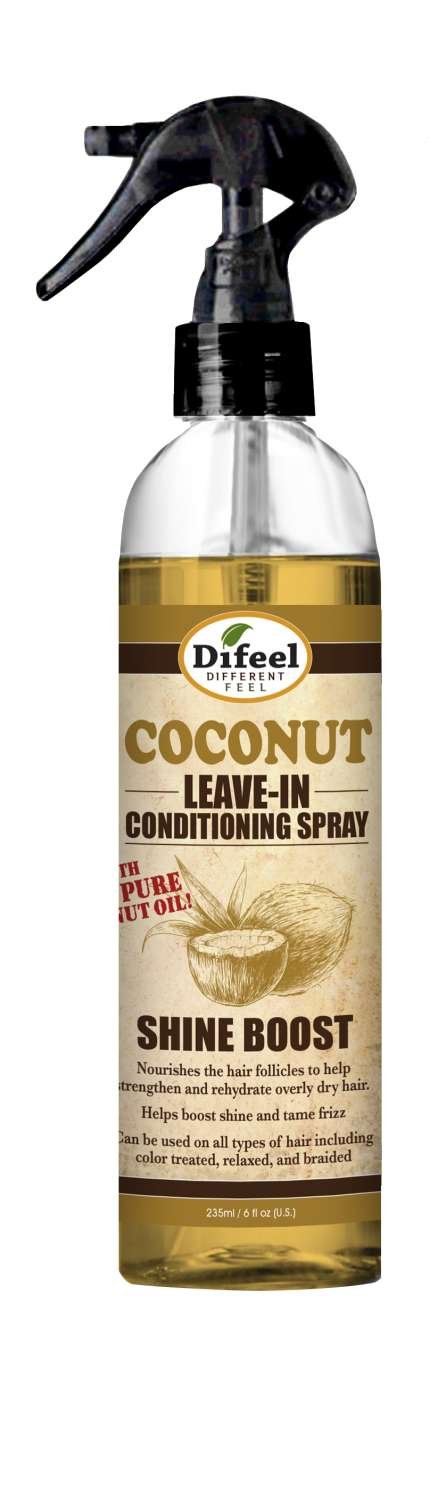 Diffin Spray DIFEEL LEAVE-IN SPRAY COCONUT SHIN BOOST 6 OZ