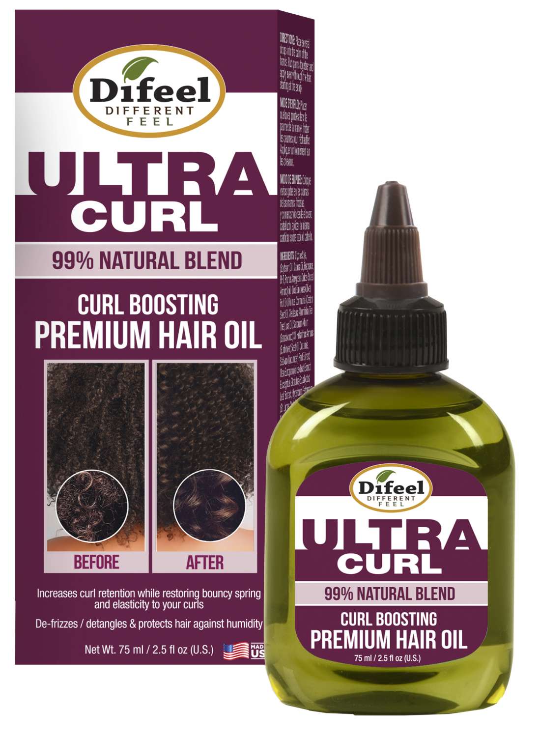 S/F 99 NAT ULTRA CURL HAIR OIL