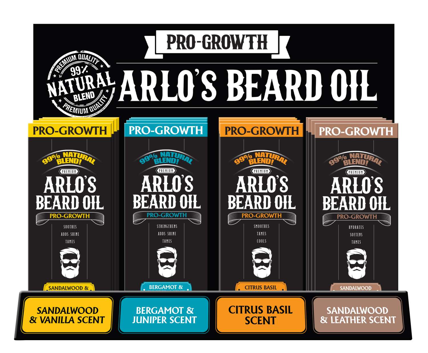 S/F ARLOS BEARD OIL PRO GROWTH DISPLAY