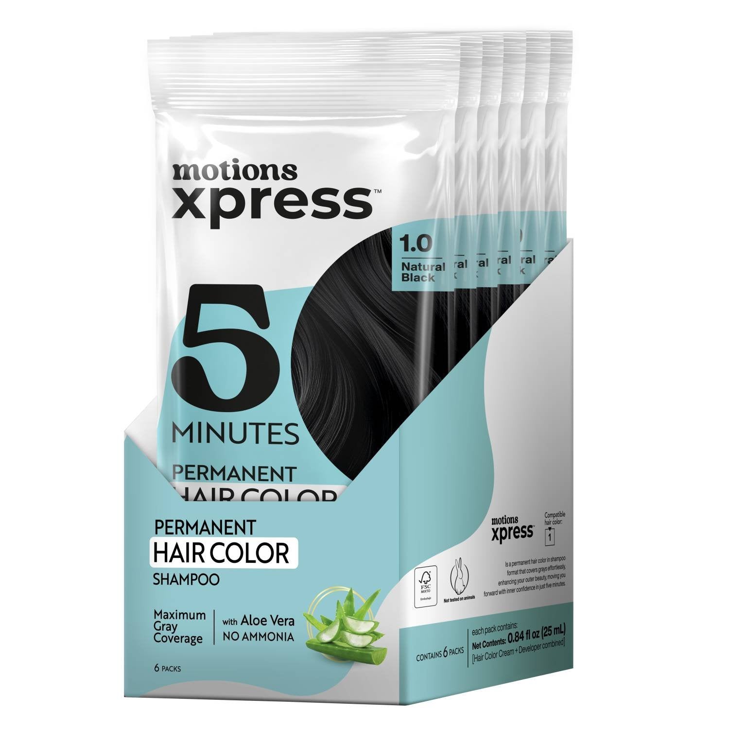 MOTION XPRESS 1.0 NATURAL BLACK 6/DP