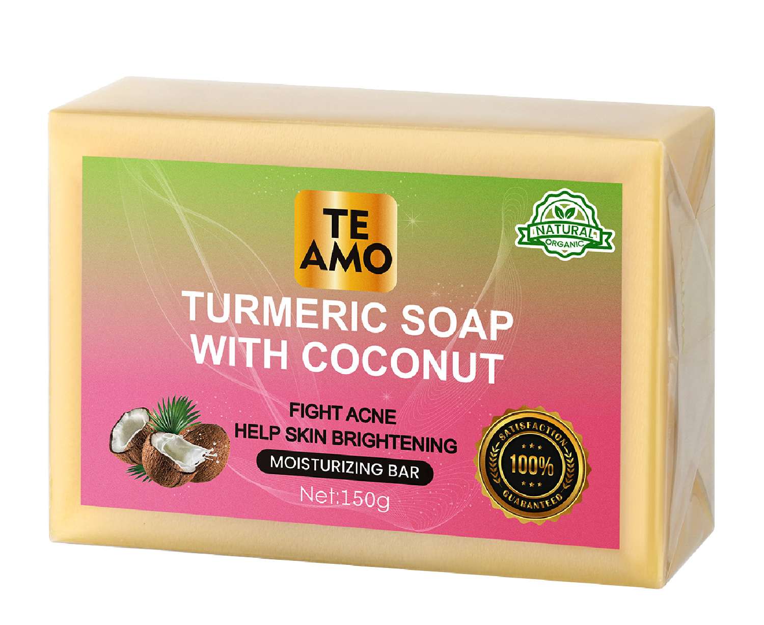 TE AMO TURMERIC SOAP WITH COCONUT